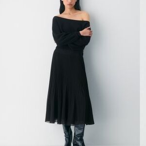 Wilfred Black A-Line Skirt